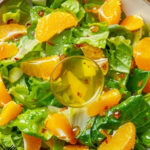 Frischer Orangensalat mit Honig-Dressing