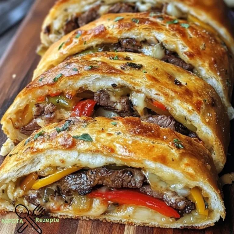 Philly Cheesesteak Stromboli