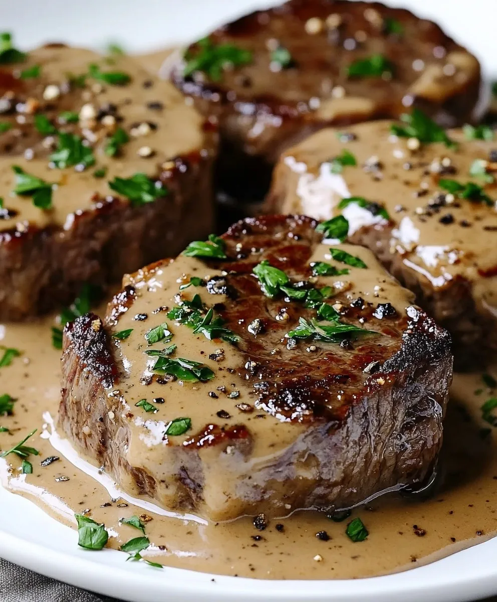 Steak Diane mit cremiger Cognac-Sauce