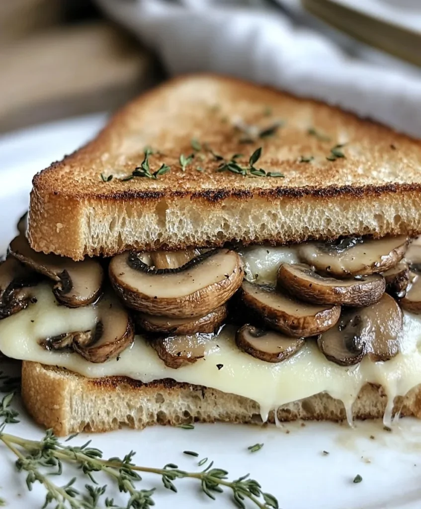 Pilz-Sandwich-Schmelzen