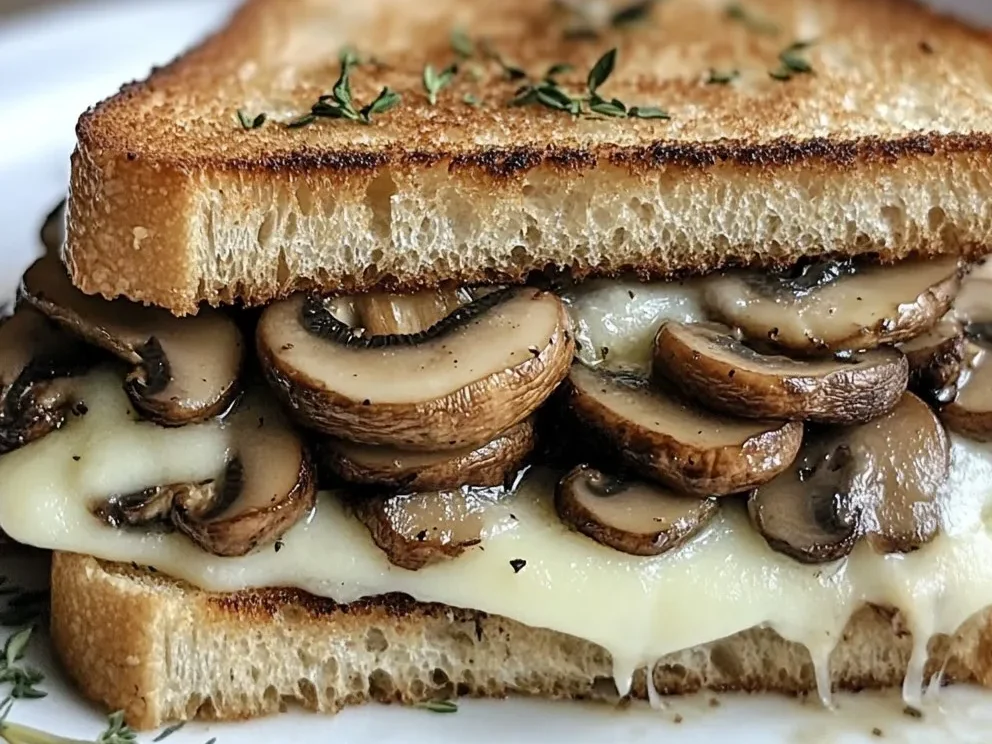 Pilz-Sandwich-Schmelzen