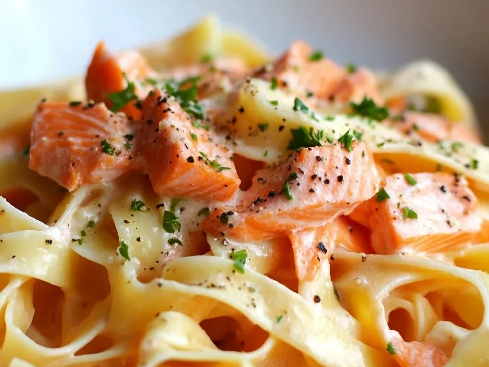 Tagliatelle mit Lachs