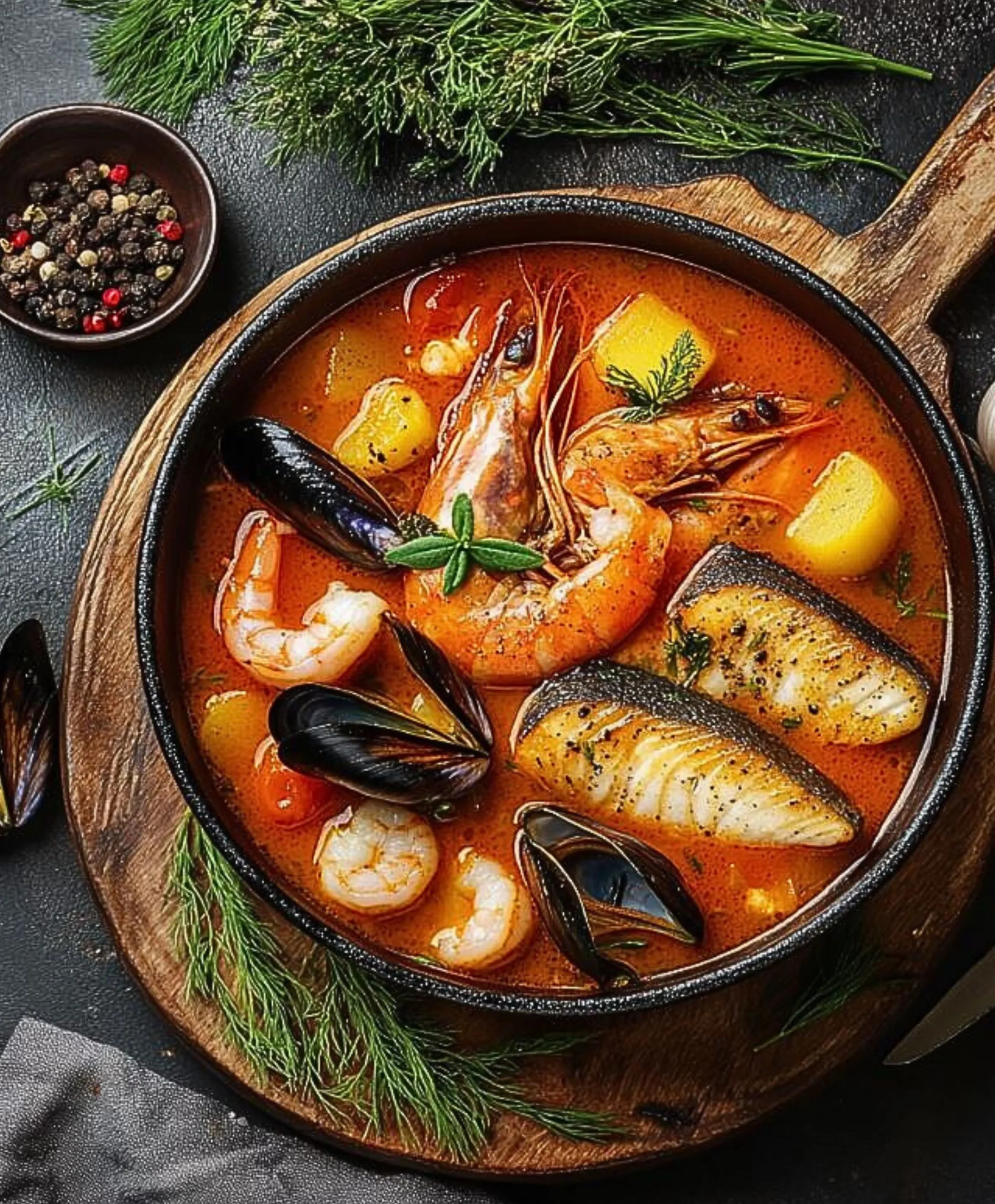 Bouillabaisse: Ein köstliches Rezept für Meeresfrüchte.