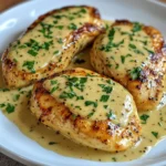 Zartes Hähnchen in cremiger Senfsauce genießen!