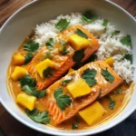 Kokos-Curry-Lachs mit Mango: Ein einfaches Rezept